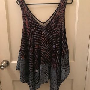 Free people XS tie dye tank